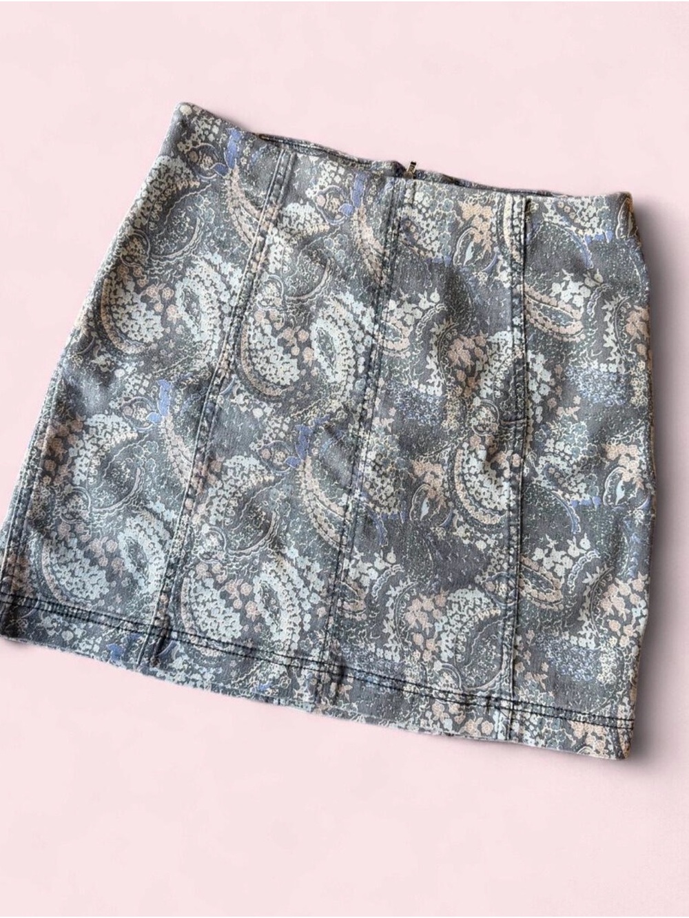 Free People Paisley Mini Skirt | Women’s Size 8